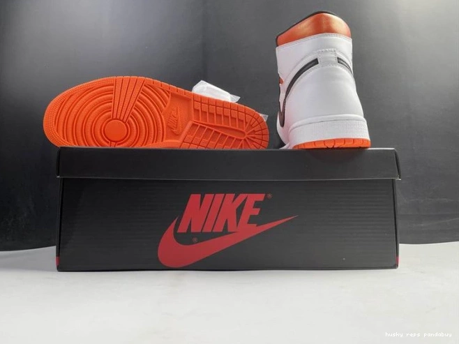 Cheap Husky Jordan Air High 555088-180 Retro 1 Orange Electro 0706